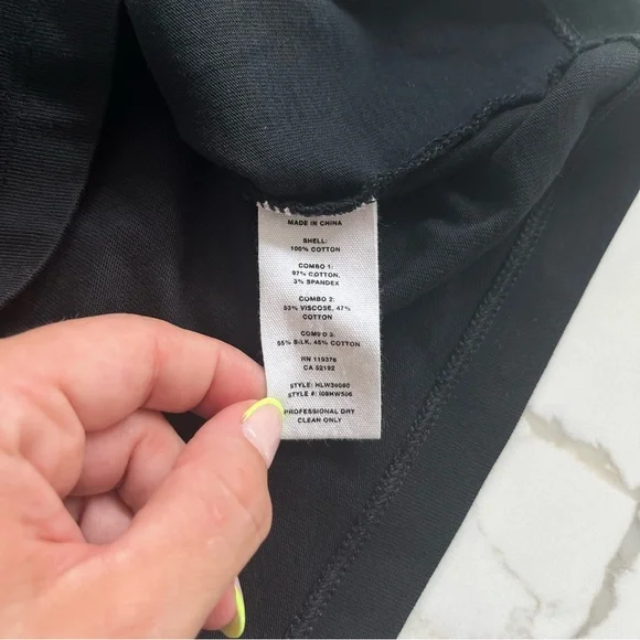 Helmut Lang Black Sleeveless Mesh Detail Top - Picture 5 of 5